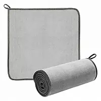 Микрофибровое полотенце для мытья автомобиля Baseus Easy life car washing towel 40x40сm Grey 2 шт (CRXCMJ-0G)