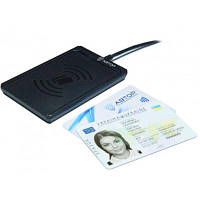 Оригінал! Безконтактный карт-ридер Автор Бесконтактный КР-382,USB для ID-паспорт (КР-382) | T2TV.com.ua