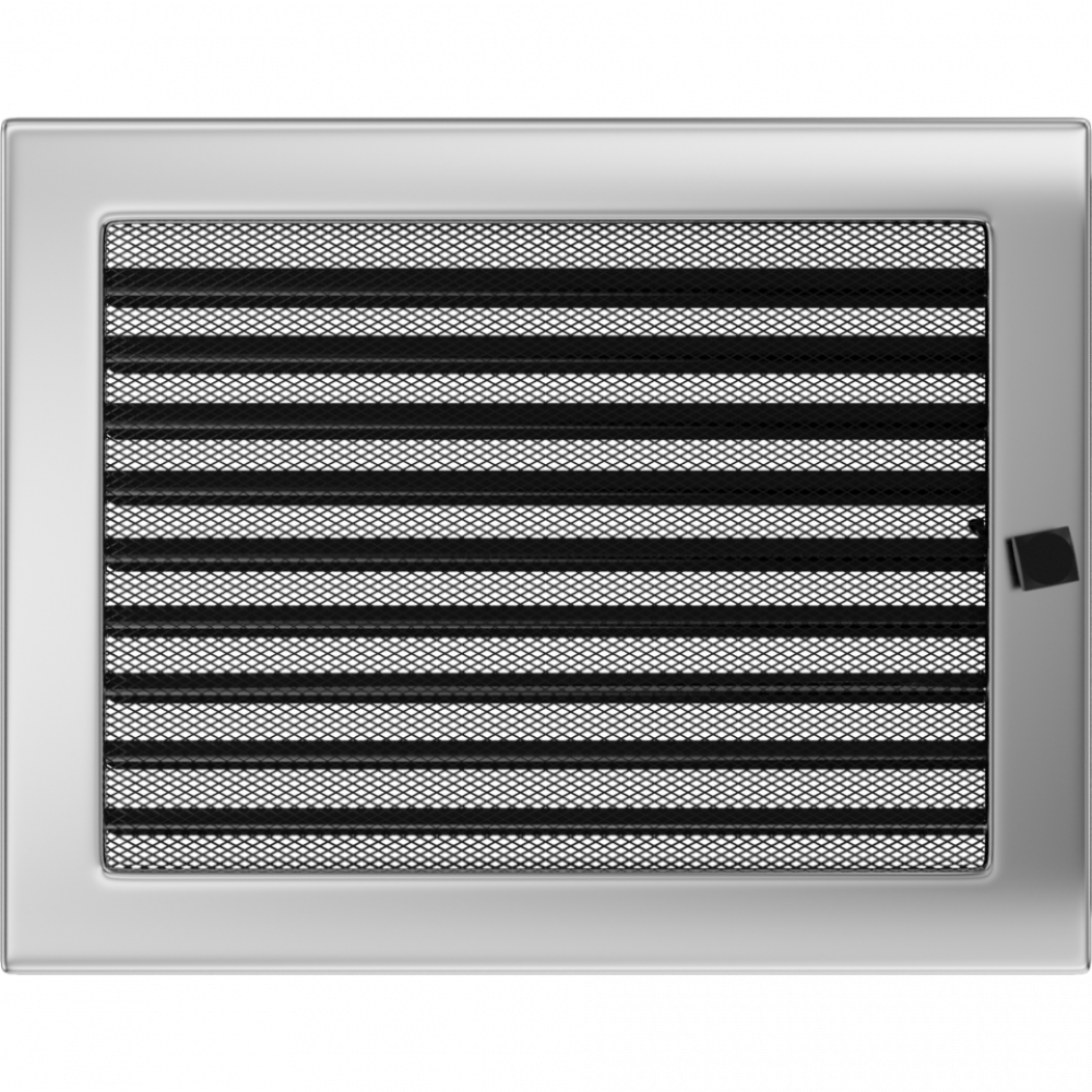 Решітка нікель з жалюзями 22x30