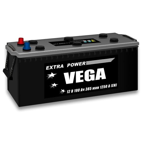 Акумулятор вантажний VEGA Econom 190 Ah (1250А)