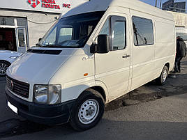 Дефлектори вікон (вітровики) Volkswagen LT 1996-2006 2D (приклеювальні, кт - 2шт) (Heko)