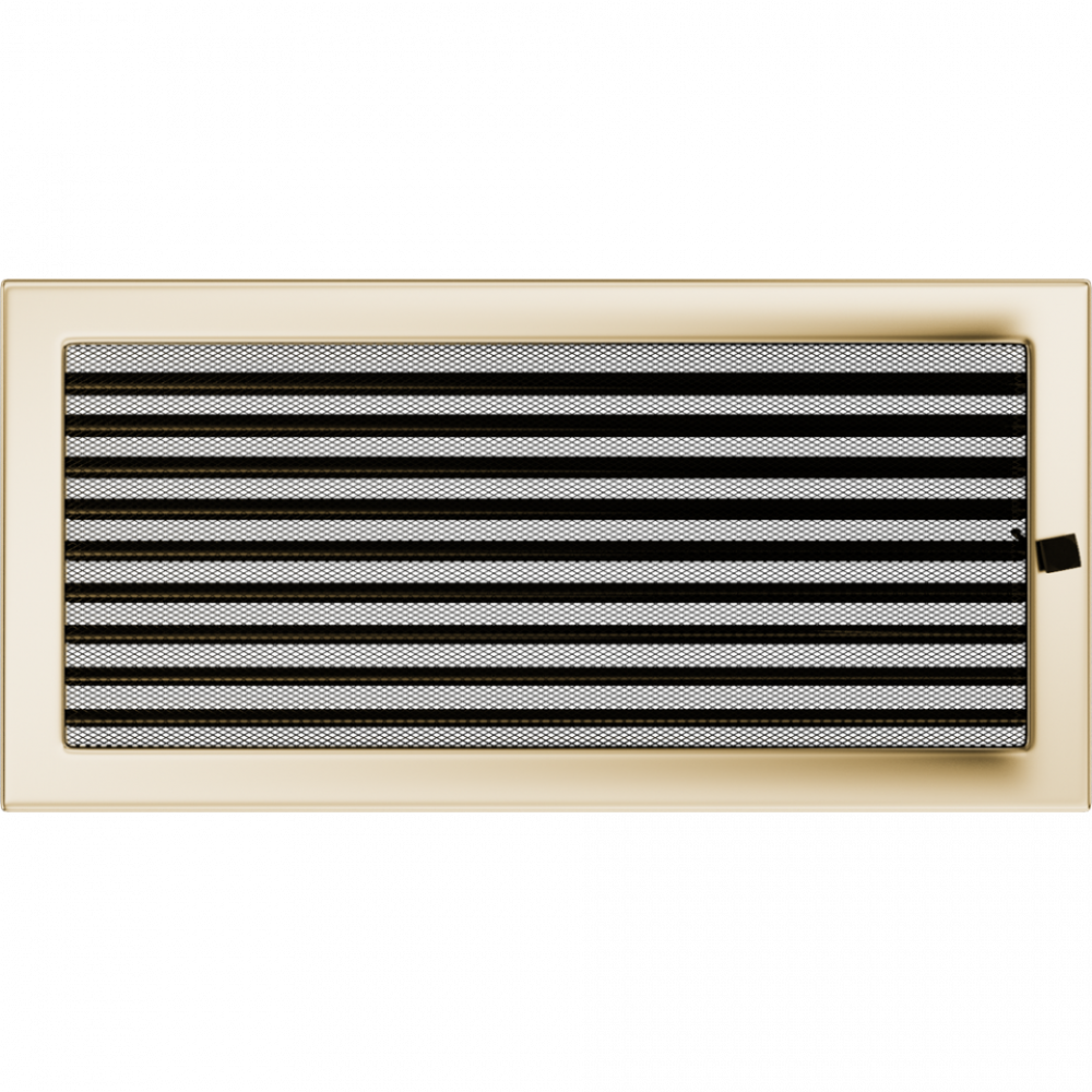 Решітка позолочена з жалюзями 22x45, фото 1