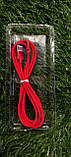 Кабель Usb micro  Cool power 2.4A 1.2m  Red, фото 3