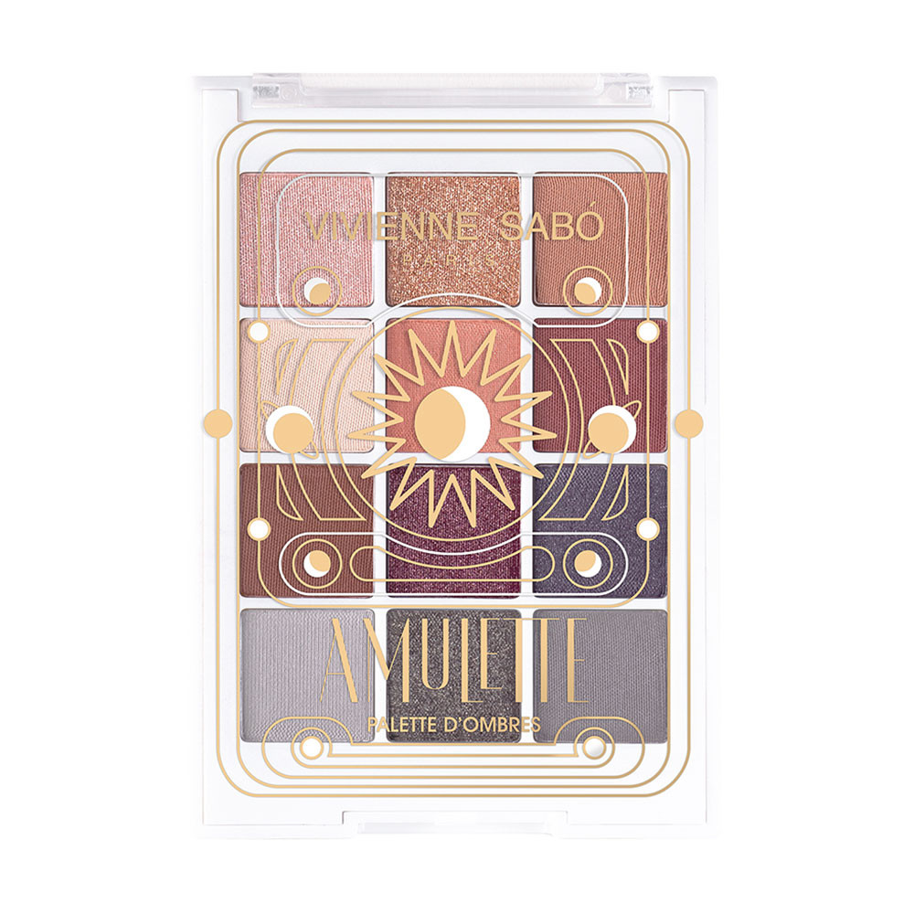 Палетка тіней Vivienne Sabo Amulette Eyeshadow Palette 12 кольорів 9,6 г, фото 1