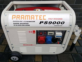 Бензиновий генератор Pramatec PS9000 2.8 кВт 15 л з колесами