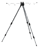 Якісна Вмсока Підставка tripod (тринога) посилена фідерна Golden Catch, компактна, фото 2