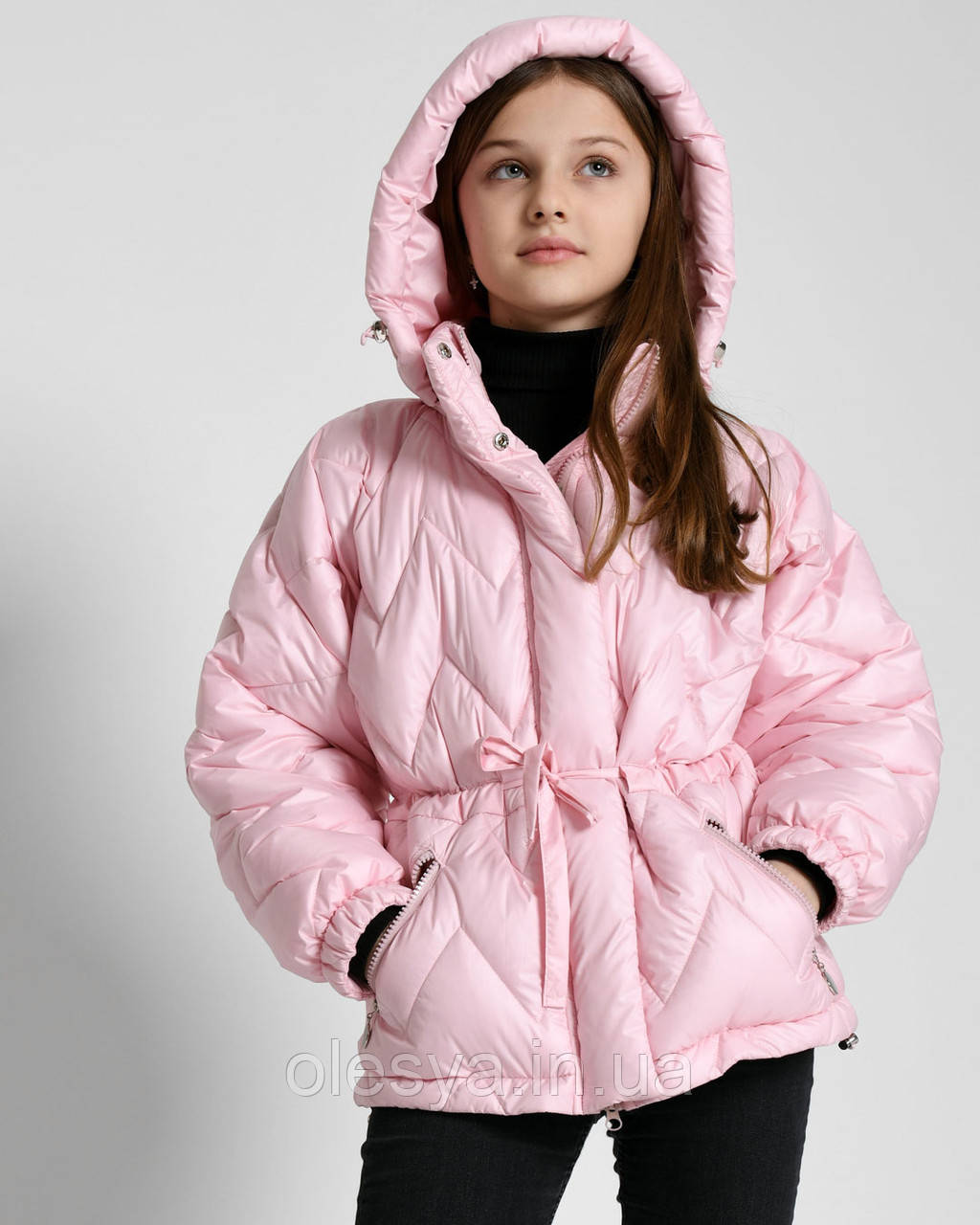 Дитяча демісезонна куртка на дівчинку бренду Nui Very Мія Розміри 116