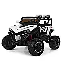 Дитячий електромобіль Баггі джип 4x4 Bambi M 3804 EBLR-1 білий, фото 5
