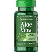 Aloe Vera 470 mg Puritan's Pride, 100 капсул