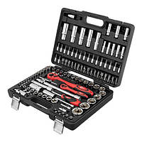 Професійний набір інструментів 1/2", 1/4", 108 од., Cr-V INTERTOOL ET-6108