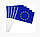 Хіт! 15х20 см Флаг Євросоюзу на паличці, Флажок EU Синій із зірками, фото 3