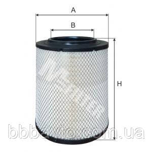 Повітряний фільтр DAF LF45, LF55 1/01->1433690,1667999 (Пр-во M FILTER) A 847, фото 1