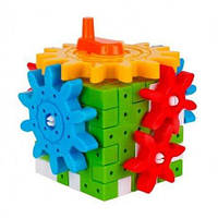 Конструктор куб TehnoK розвивальна іграшка із шестернями, Бізикуб