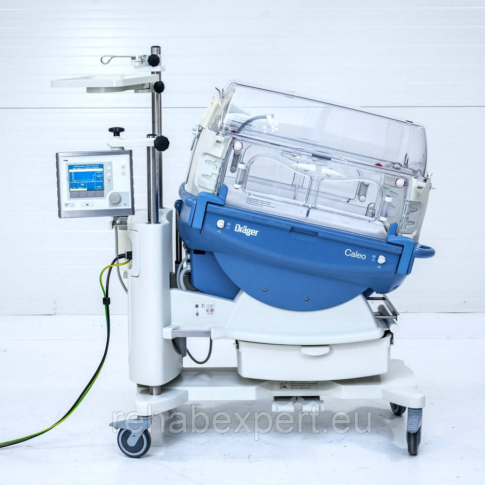 Неонатальний інкубатор для інтенсивної терапії для новонароджених Drager Caleo Closed Neonatal Incubator (Used)