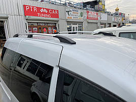 Рейлінги Хром (пластиковий кроштейн) на Volkswagen Caddy 2004-2010