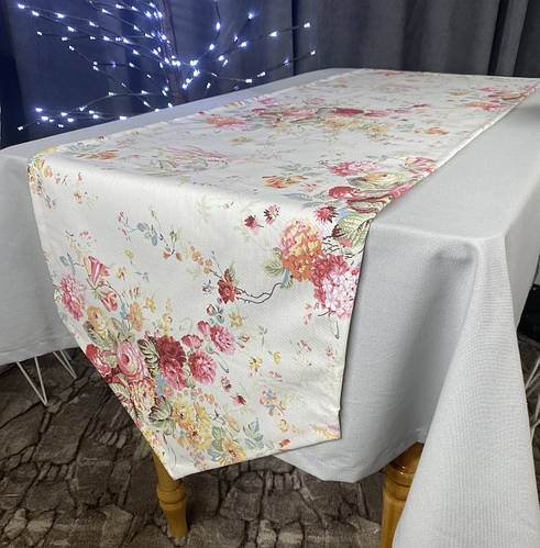 Скатерть-дорожка (раннер) на стол тефлоновая высокого качества, 40см х ...