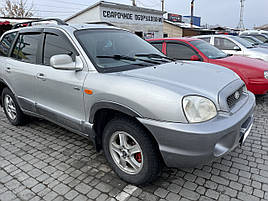 Дефлектори вікон (вітровики) клейкі/накладні Hyundai Santa Fe 2000-2006 4 шт (Anv)