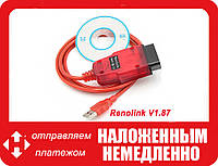 Автосканер Renolink v1.99 OBD2 для Renault, Dacia і Nissan