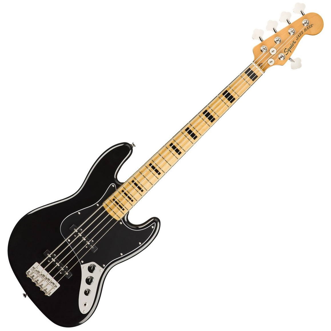 SQUIER by FENDER CLASSIC VIBE '70s JAZZ BASS V MN BLACK Бас-гітара