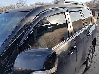 Дефлектори вікон (вітровики) Toyota Prado 150 (2009-2022)