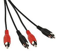 Кабель межблочный AVATech 2RCA-2RCA  1,5m