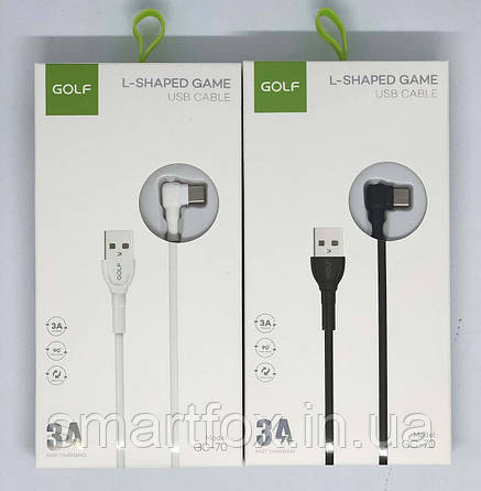 Кабель USB/TYPE-C GOLF GC-70 L (1 м), фото 1