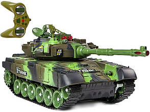 Бойовий танк Зелений Хакі на радіоуправлінні. Можна зібрати танковий бій! 9993 М 5523