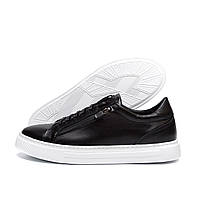 Чоловічі шкіряні кеди ORTEGA  Aircross Black