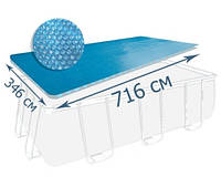 Теплосберегающее покрытие (солярная пленка) для бассейна Intex 28017 ТЕНТ прямоугольный 716-346см