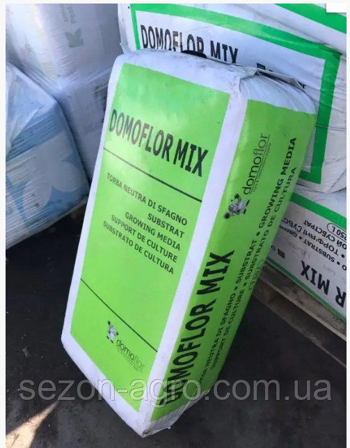 Торф Домофлор Domoflor Mix3, фракція 0-5мм, 70 л
