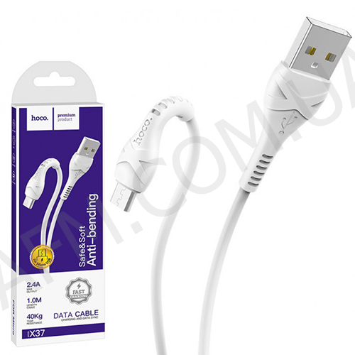 USB-кабель Hoco X37 Cool power Micro USB (10000mm) білий