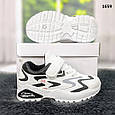 Кросівки дитячі для хлопчика чи дівчинки білі з чорним демісезонні, фото 4