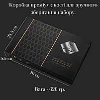 Набір столових приборів Cooking House, 24 шт чорного кольору з нержавіючої сталі на 6 персон,у подарунковій коробці., фото 5