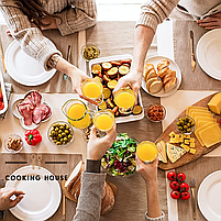 Набір столових приборів Cooking House, 24 шт срібного кольору з нержавіючої сталі на 6 персон,у подарунковій коробці., фото 9