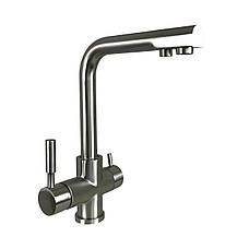 Змішувач для кухні під осмос Globus Lux LAZER GLLR-0888-8-STSTEEL, фото 5