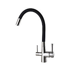 Змішувач для кухні під осмос Globus Lux LAZER GLLR-0903-8-STSTEEL, фото 5