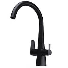 Змішувач для кухні під осмос Globus Lux LAZER GLLR-0999-1-ONIX, фото 4