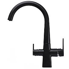 Змішувач для кухні під осмос Globus Lux LAZER GLLR-0999-1-ONIX, фото 5