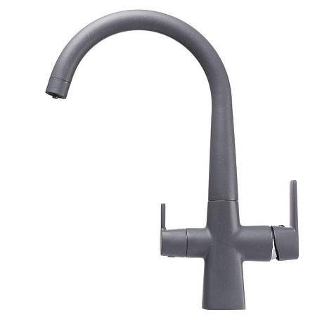 Змішувач для кухні під осмос Globus Lux LAZER GLLR-0999-3-TITANIUM, фото 1