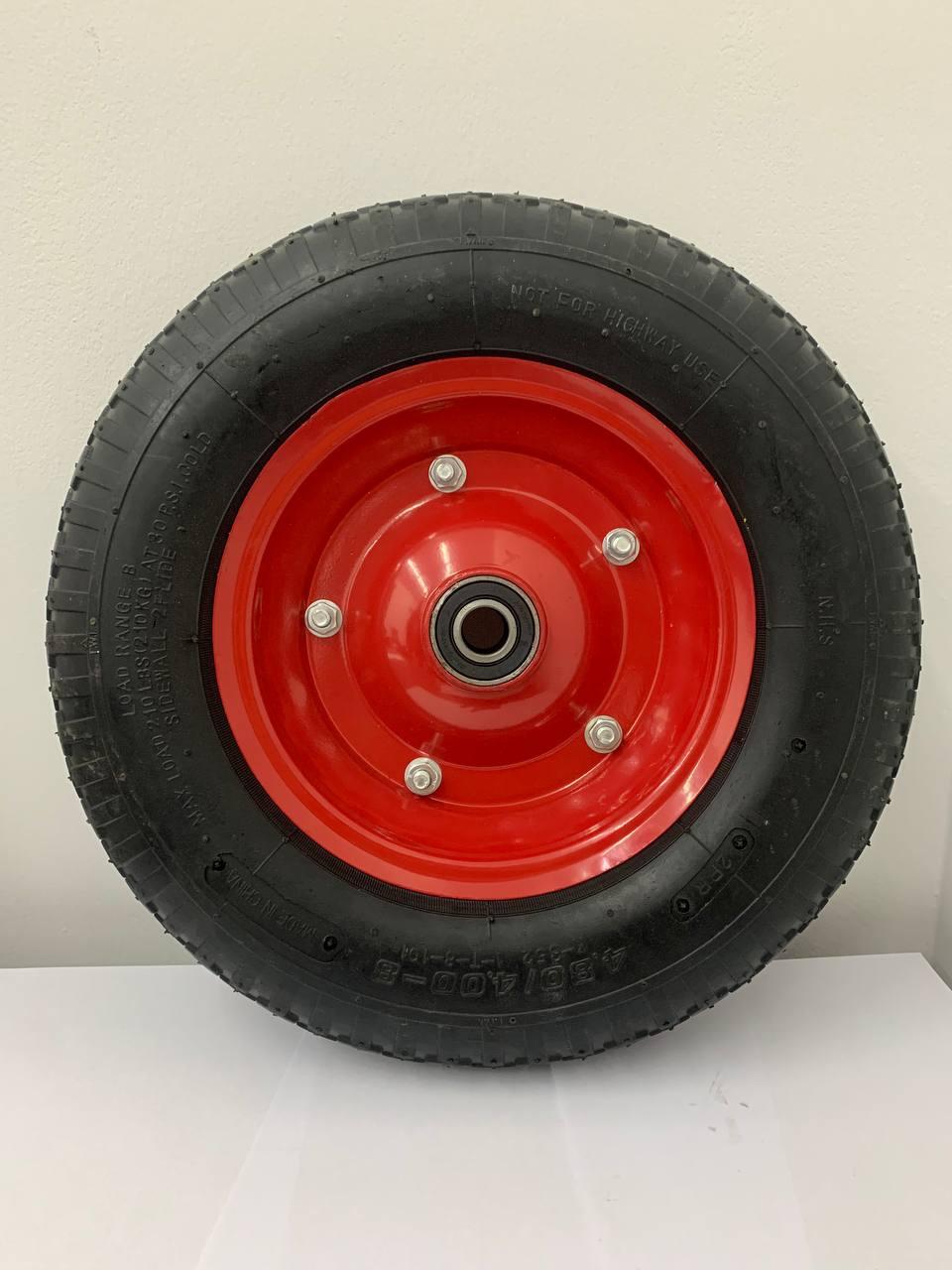 Колесо 4,80/4,00-8 в Сборе на Тачку Садовую Под Ось D-20 — Купить ...