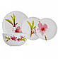 Столовий сервіз з рожевою орхідеєю із супником Luminarc Water Color 19 предметів (P7080) HD, фото 2