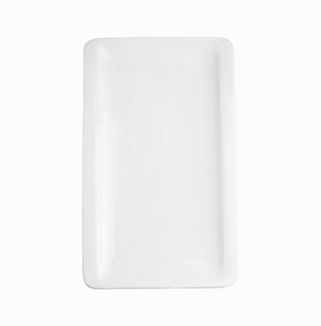 Тарілка прямокутна порцелянова Extra white 305мм*150мм Helios (W171)