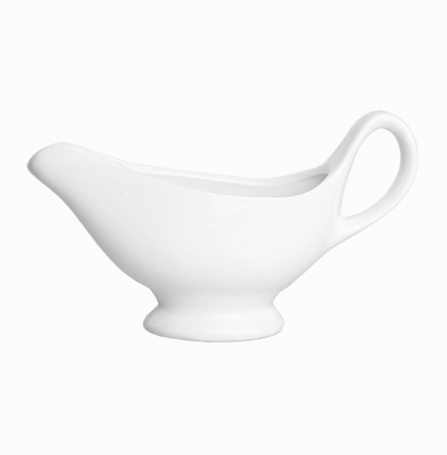 Соусник фарфоровий білий Алладін Helios Extra white 150 мл (W0260) HD