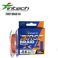 Шнур плетеный Intech First Braid X4 150m 1.2 (20lb/9.1kg) (134807) FS0641999