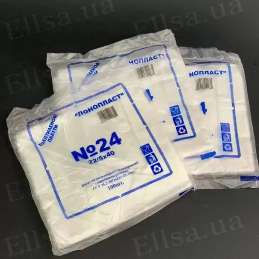 Пакет майка 22х40 100 шт.