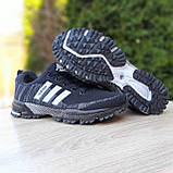 Кросівки чоловічі Adidas чорні текстильні адідас легкі весна літо, фото 6