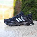 Кросівки чоловічі Adidas чорні текстильні адідас легкі весна літо, фото 11