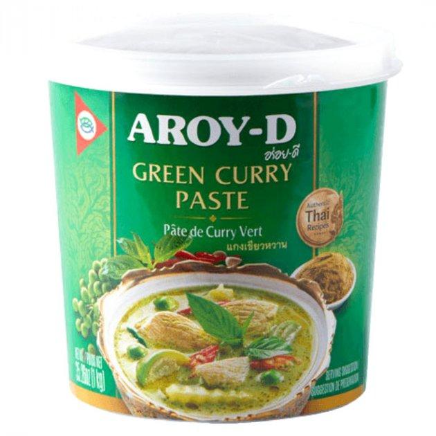 Паста карі зелена Aroy-D 400 г, фото 1