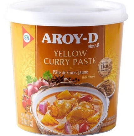 Паста карі жовта Aroy-D 400 г, фото 1