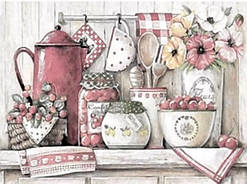 Алмазна вишивка. Картина на поручнику "Бабуса" 40x50sм